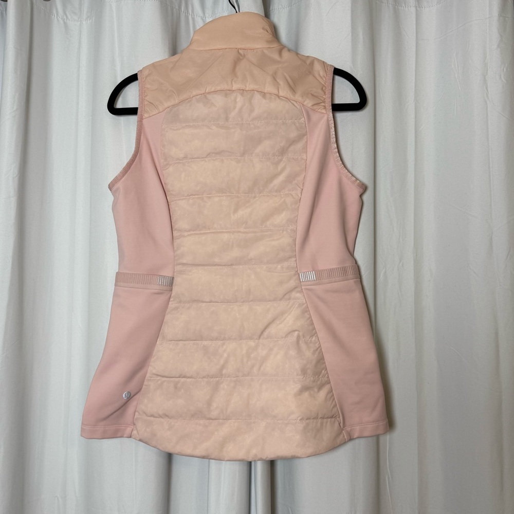 lululemon Down For It All Vest Misty Rose Pink Size 10 Goose Down - Picture 3 of 13